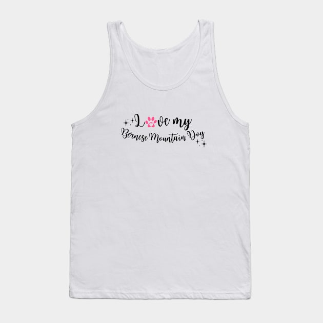 I love my Bernese Mountain Dog Tank Top by Juliet & Gin